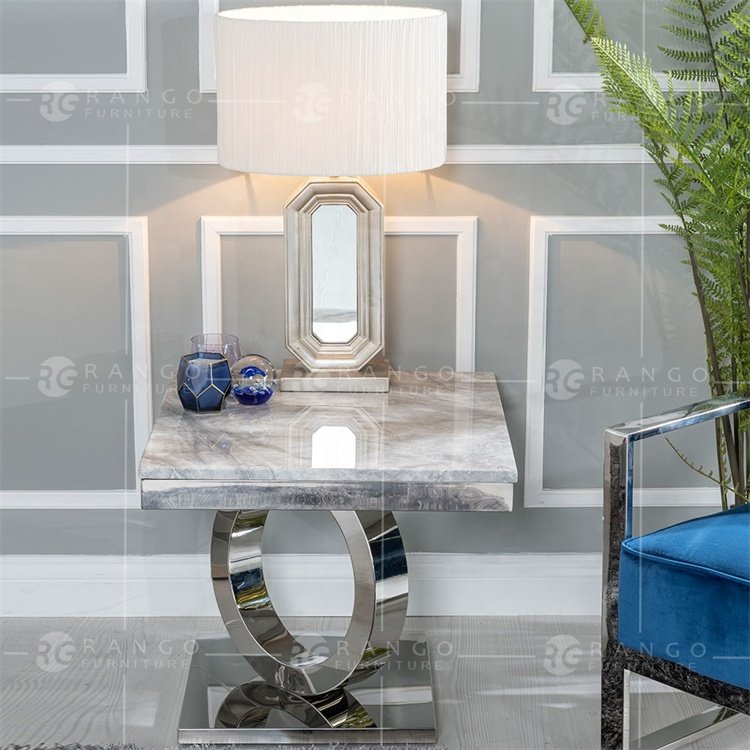 2024 Cheap dining room table and chairs 6 grey dining chairs