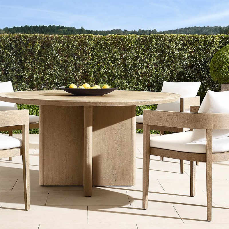 Unique Solid Wooden Kitchen Dining Room Home Restaurant 4 Seater Dining Table