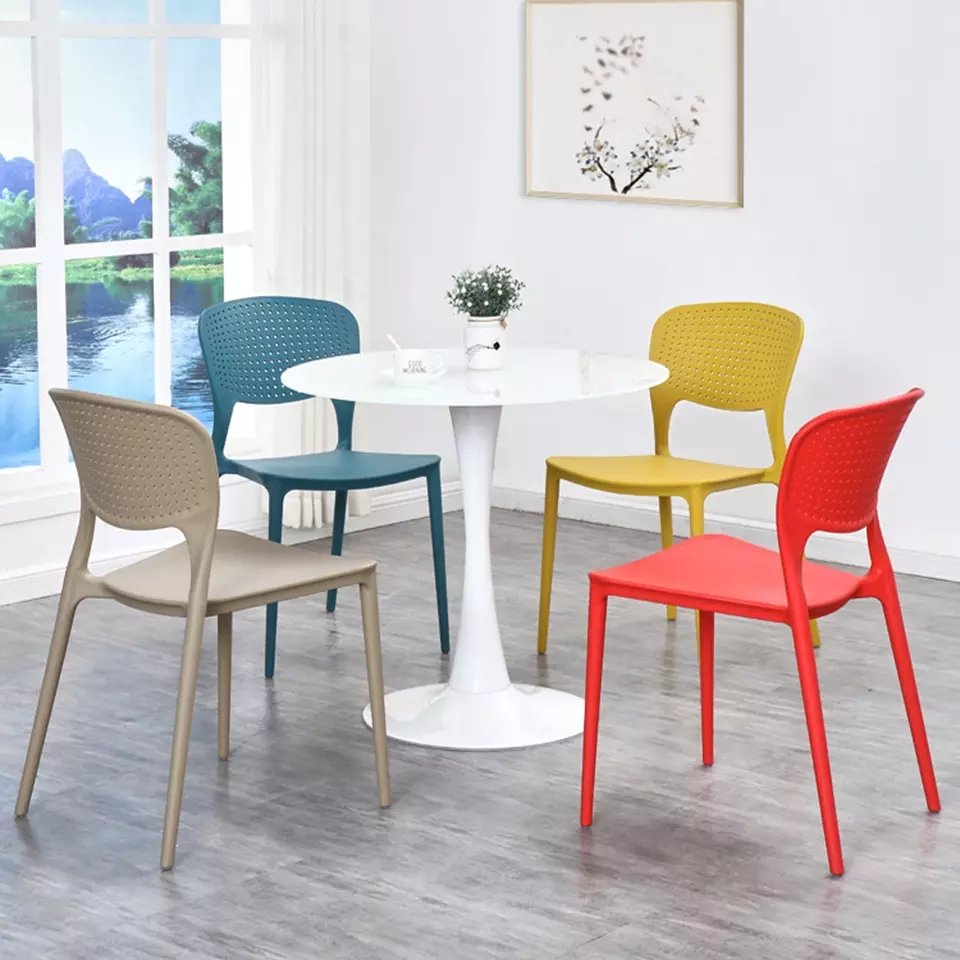 Modern dining furniture 90*90cm black round dining coffee table for sale