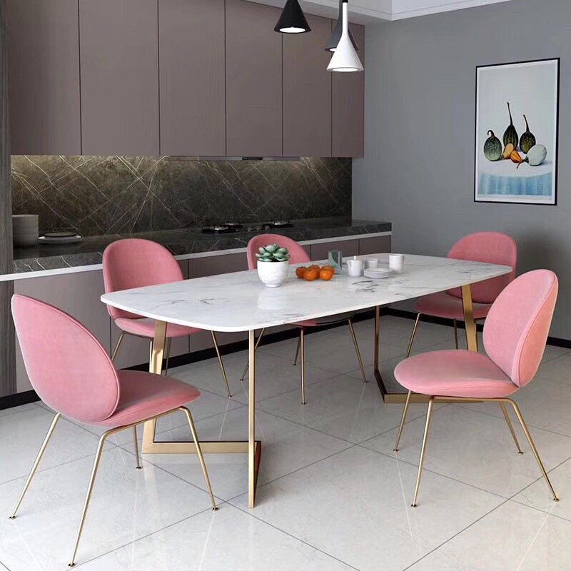 modern nordic luxury dining table round and square marble dinning table set dinning room tables