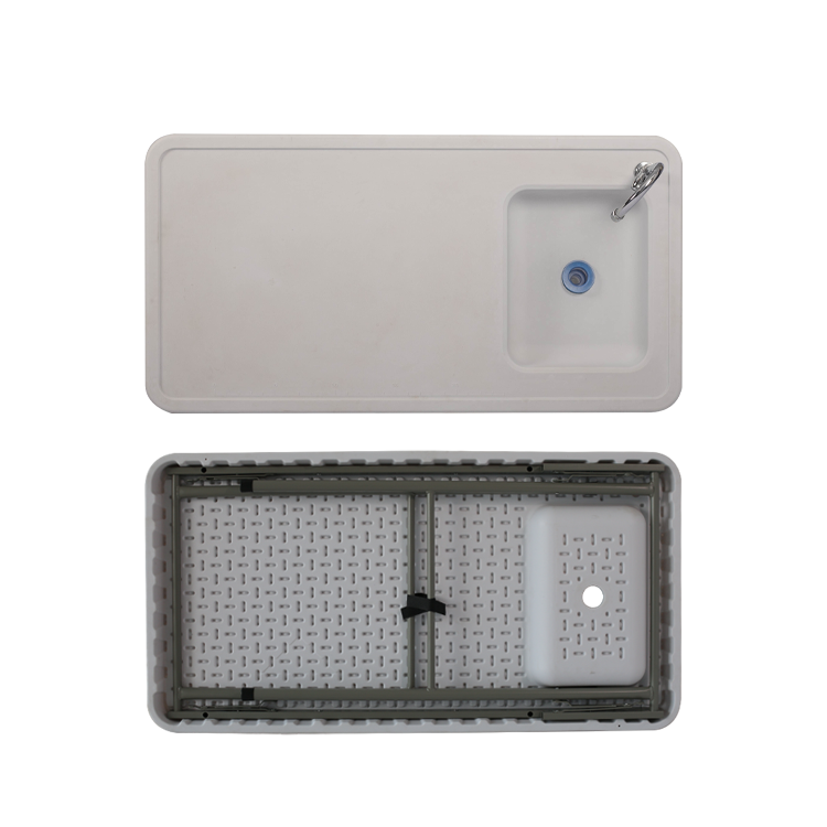 Hot Selling Plastic Foldable Fish Cleaning Table For Party And Events