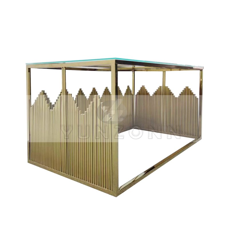 Luxurious Stainless Steel Mini Bar Tables Wedding Event Home Family Party Bar Decor for Banquets and Hotel Furniture