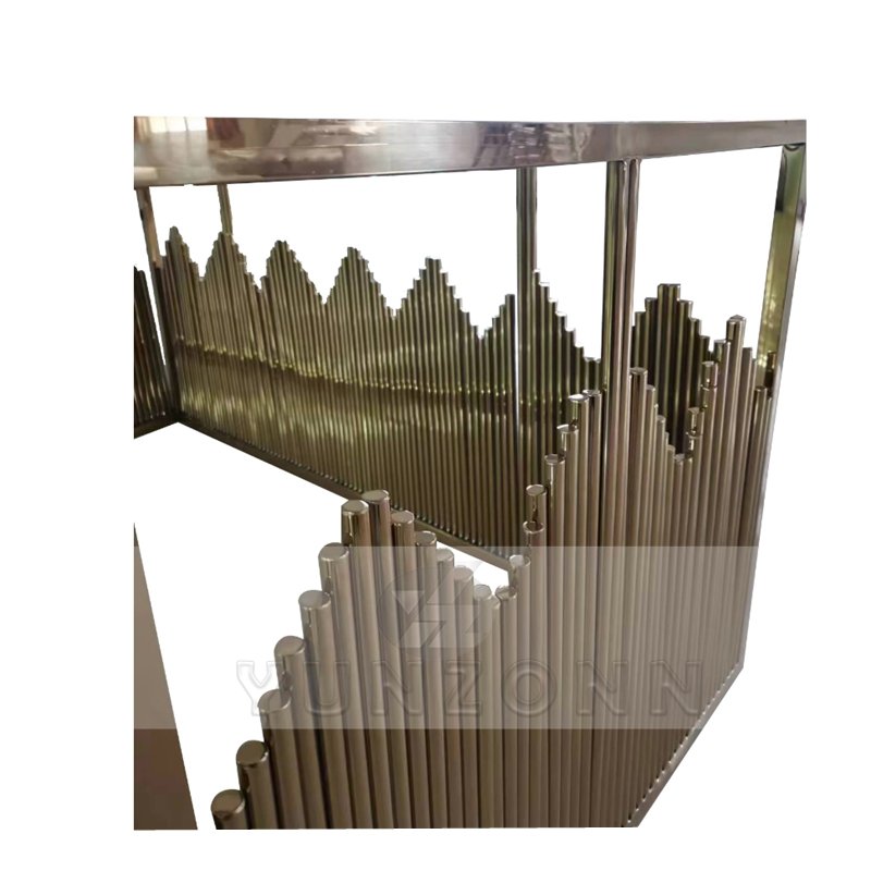 Luxurious Stainless Steel Mini Bar Tables Wedding Event Home Family Party Bar Decor for Banquets and Hotel Furniture