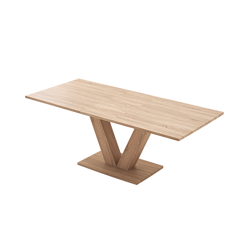 Dining Room Furniture Modern wood High Gloss MDF extendable dining table modern with chairs