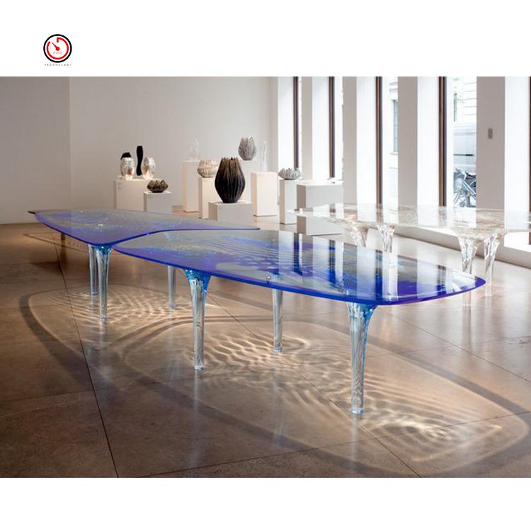 TT factory wholesale modern wedding hotel outdoor decoration acrylic clear table for event