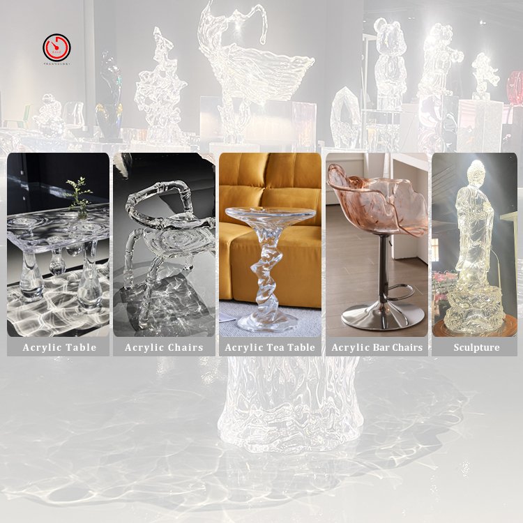 TT factory wholesale modern wedding hotel outdoor decoration acrylic clear table for event