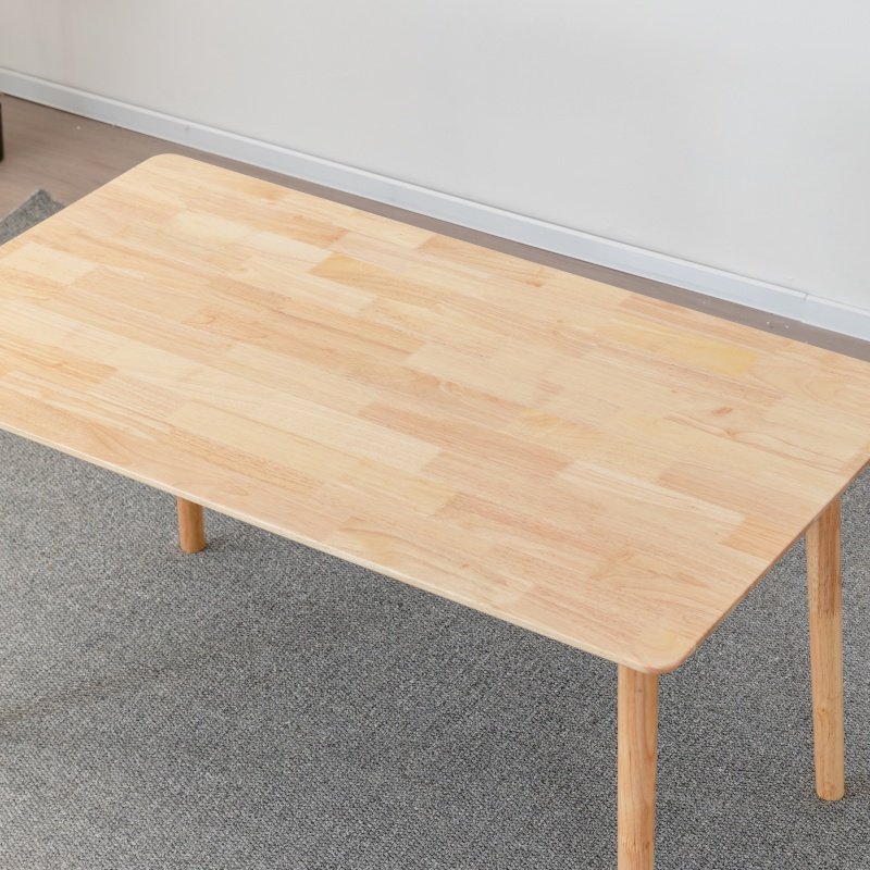 Natural modern dining table set wood sale dining table high quality nordic rectangle chaise table manger