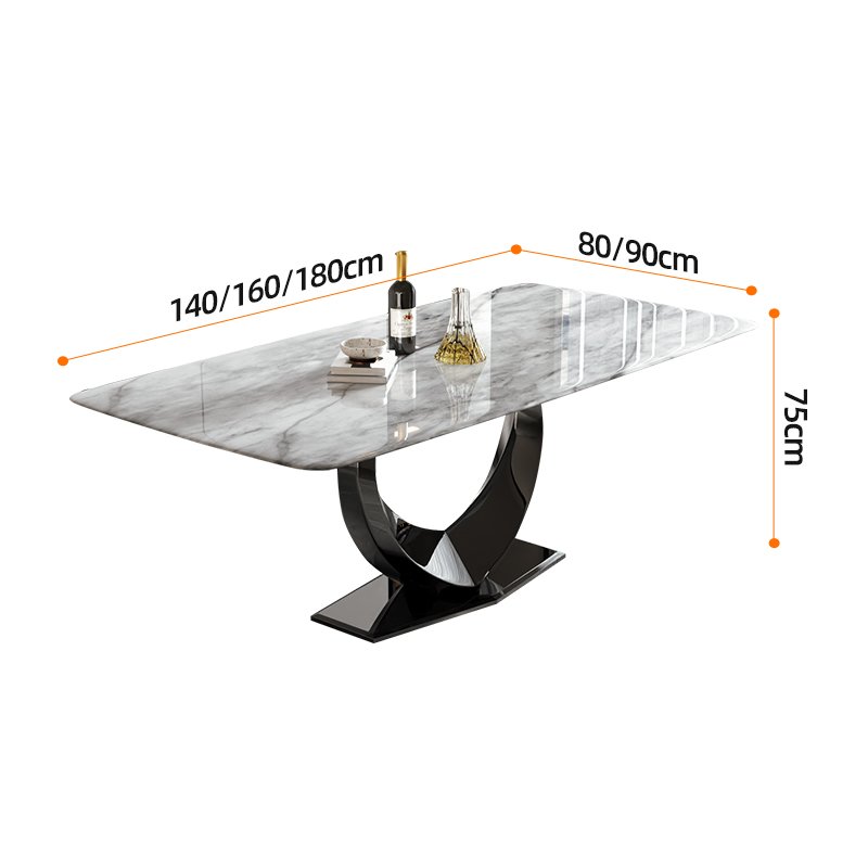 Foshan Factory Price Dining Table Marble Top Set For 4 6 8 Seats Full Luxury Dining Tables And Chair Modern Design