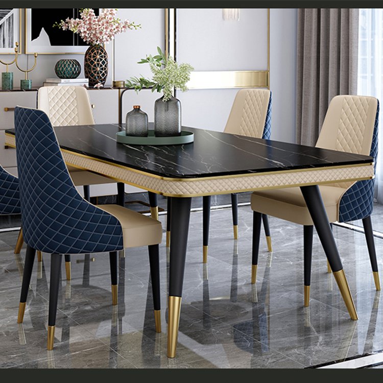 new arrival modern dining room furniture marble dining table set antique luxury home furniture