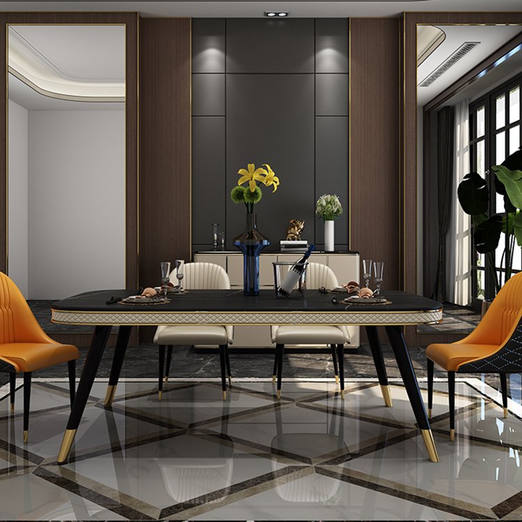new arrival modern dining room furniture marble dining table set antique luxury home furniture