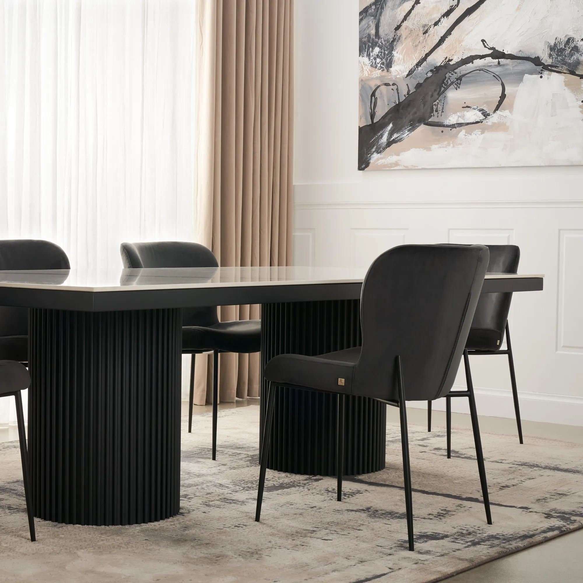 Modern Marble Top Dining Table Dining Room Tables Restaurant Table for Home Commercial Furniture