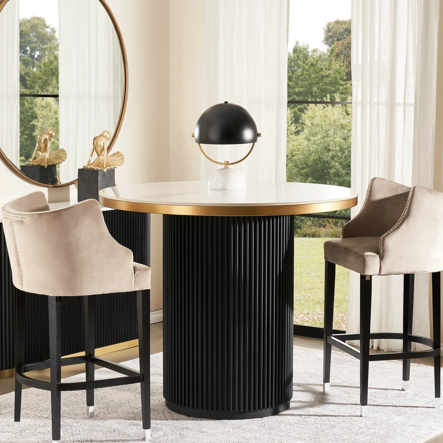 Modern Marble Top Dining Table Dining Room Tables Restaurant Table for Home Commercial Furniture