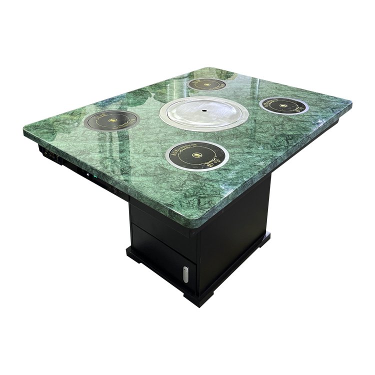 Yawei Dining Table Customized Barbecue Table Commercial Hotpot Table