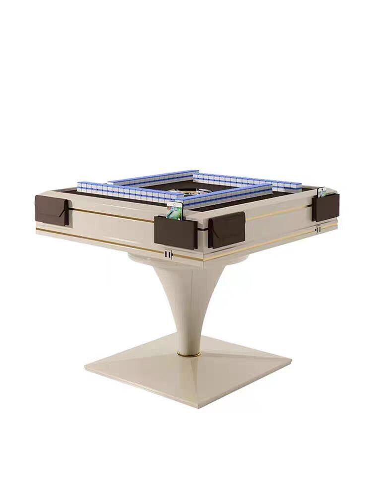 High end Mahjong Machine Fully Automatic Home Electric Silent Mahjong Table Light Luxury High end Mahjong Table