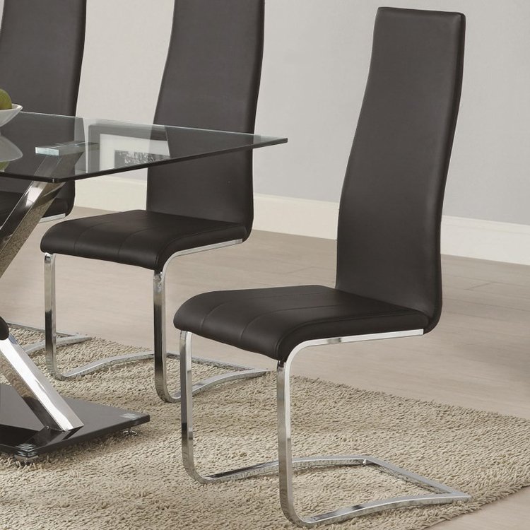 Wholesale Modern Cost Effective Design Glass Top Dining Room Table Stainless Steel Dining Table Set