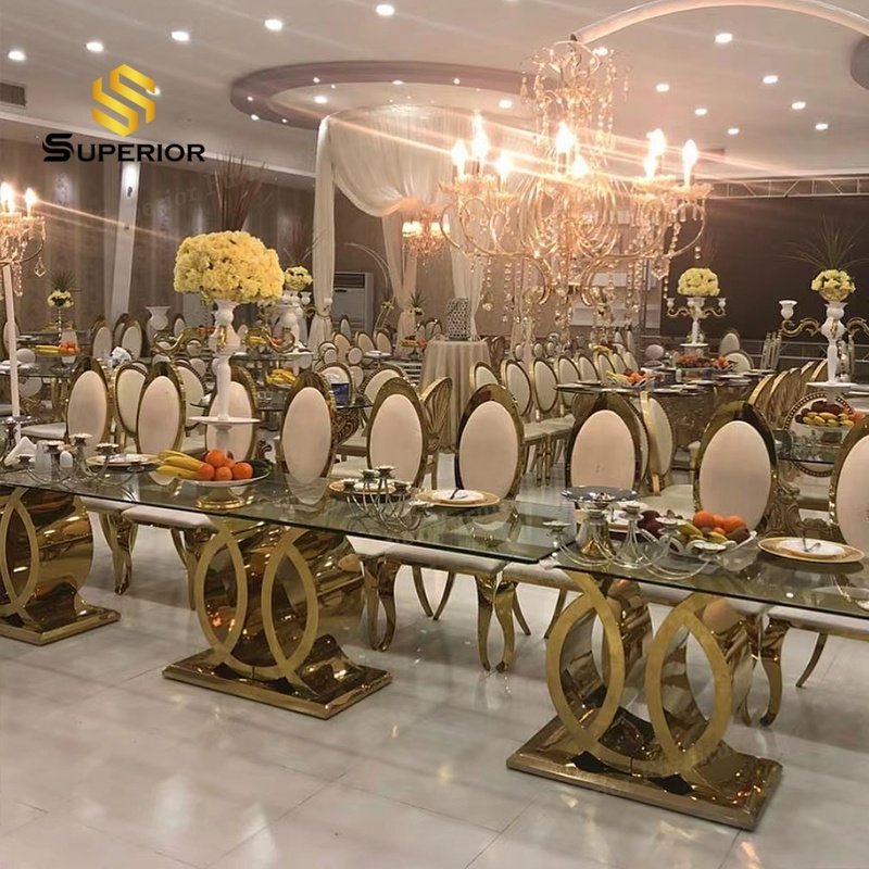 glass tables for wedding and party mesas para eventos tables and chairs for party rental