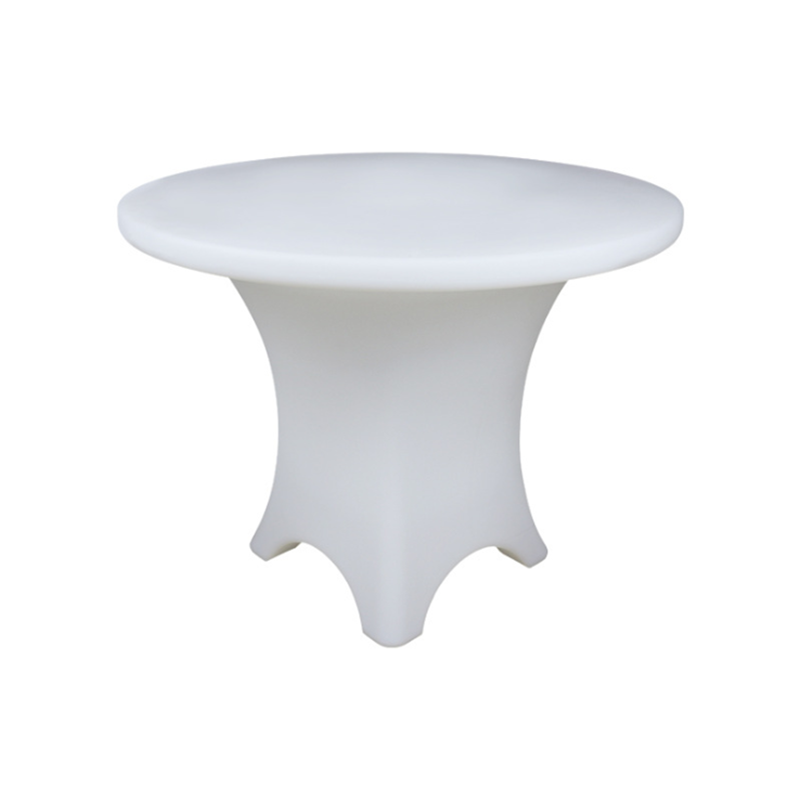 Modern Round Tables and Chairs Color Change PE for Restaurant Comfortable Luxury Dining Table Set Brushed Gold Standard Packing