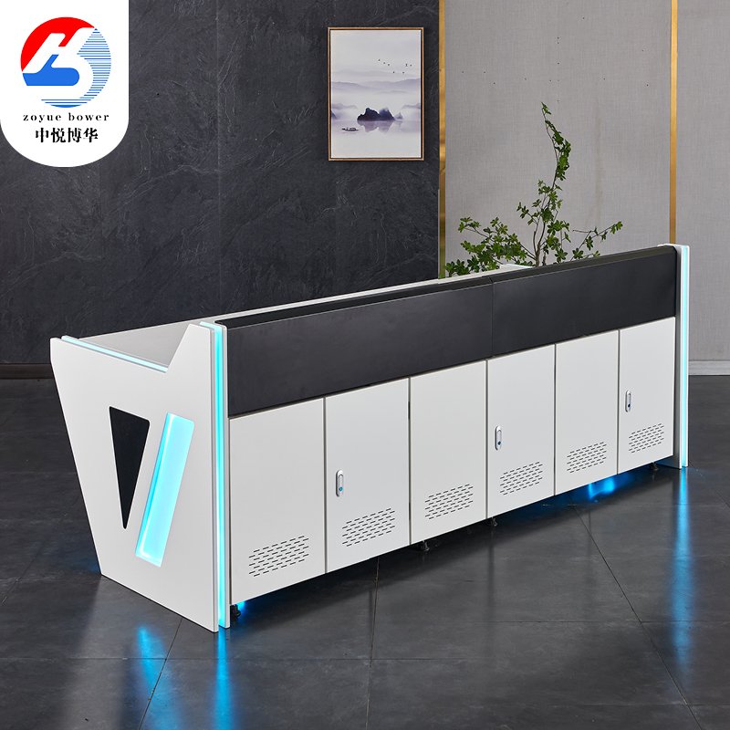 control room console desk monitoring room desk workstation support customization office furniture PC table for security room