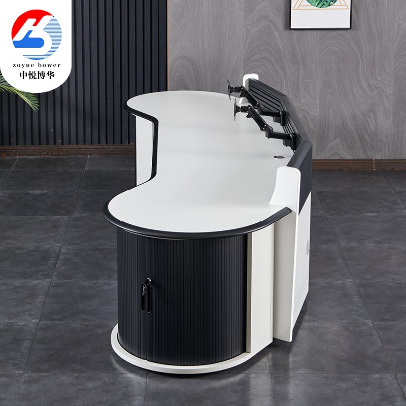control room console desk monitoring room desk workstation support customization office furniture PC table for security room