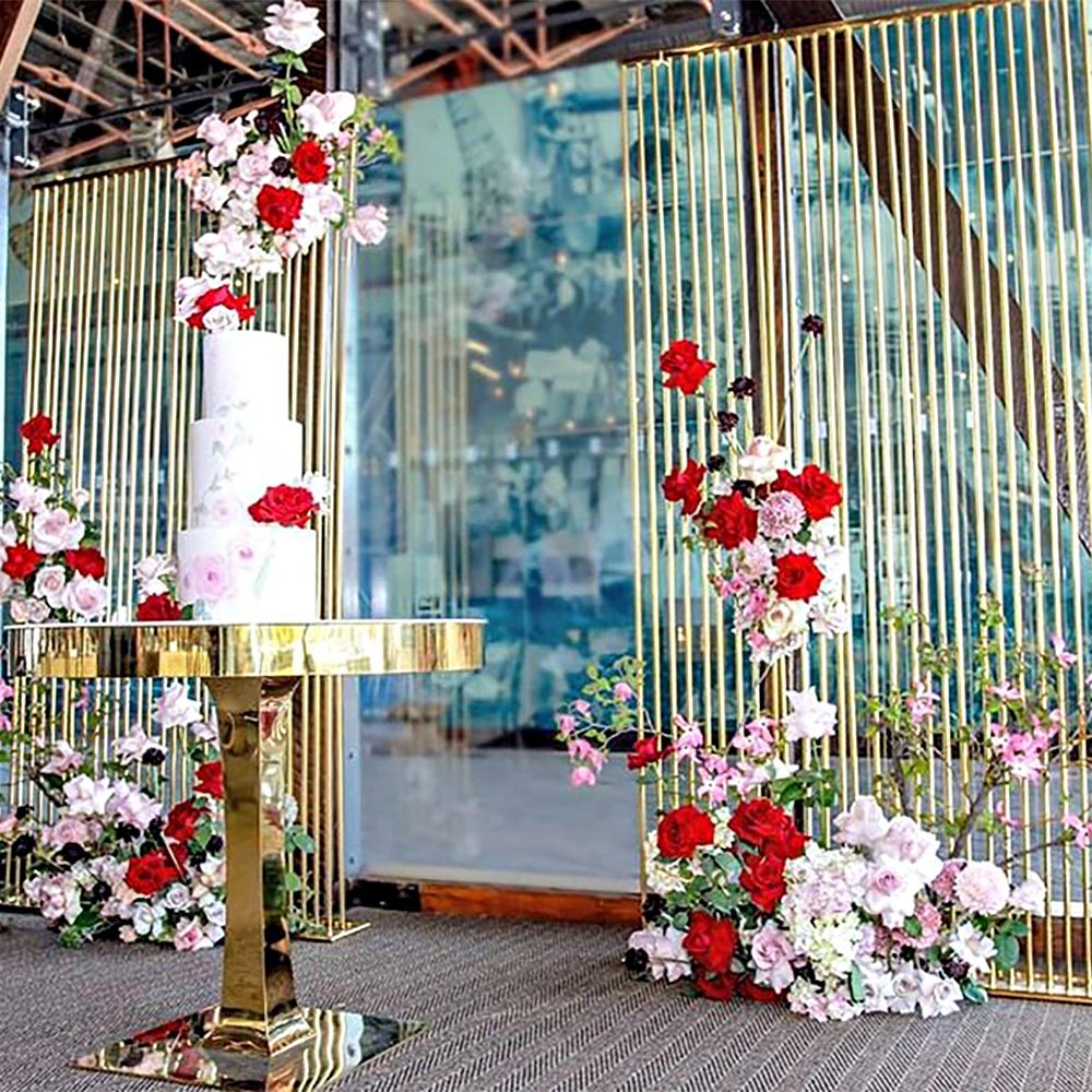 New Round Decorations Table Marriage Wedding And Event Gold Cake Table