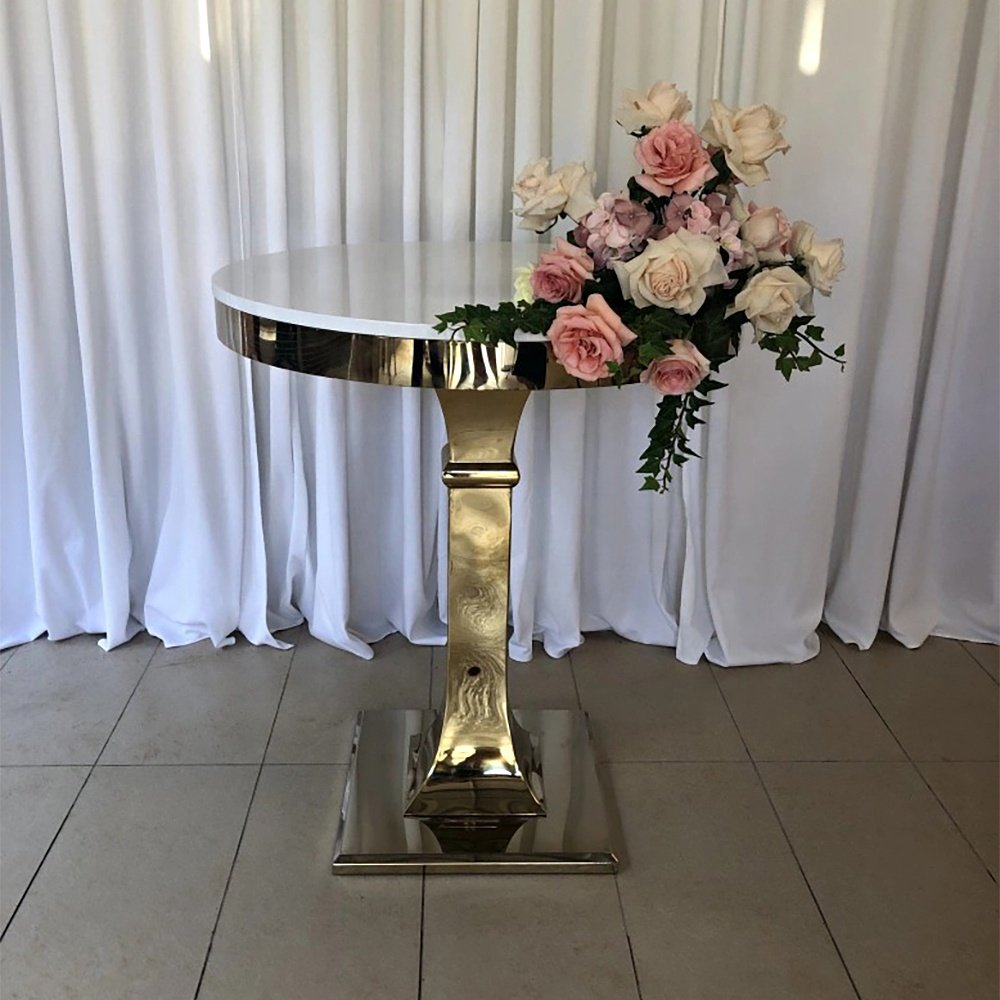 New Round Decorations Table Marriage Wedding And Event Gold Cake Table