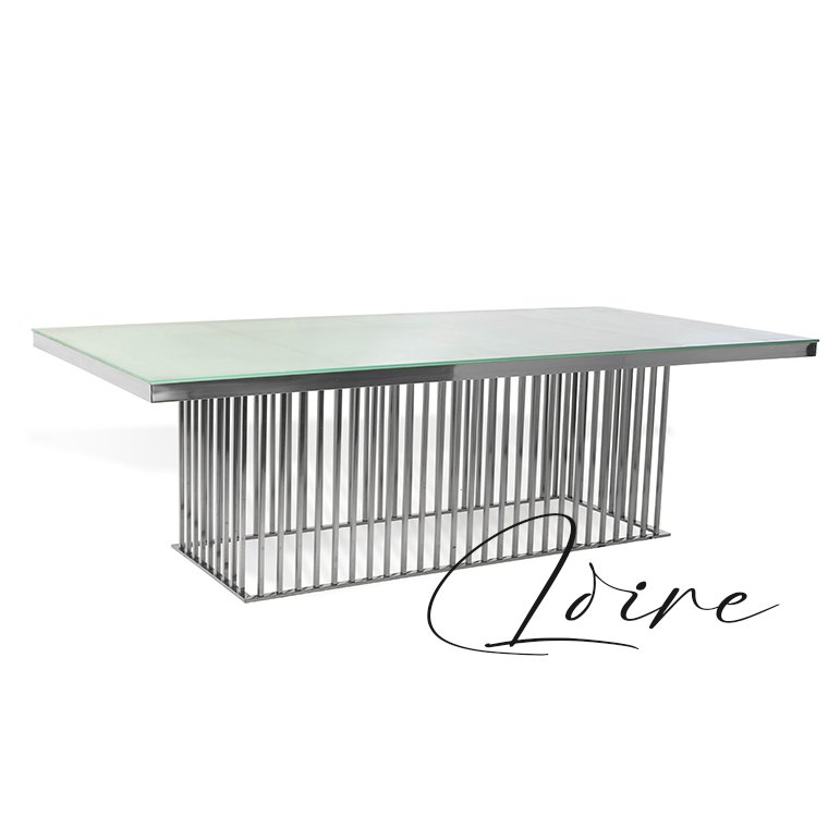 Modern Gold Stainless Steel Frame Mirror Glass Top Rectangle Table Wedding for Dining Outdoor Hotel Farmhouse Hotel Furniture