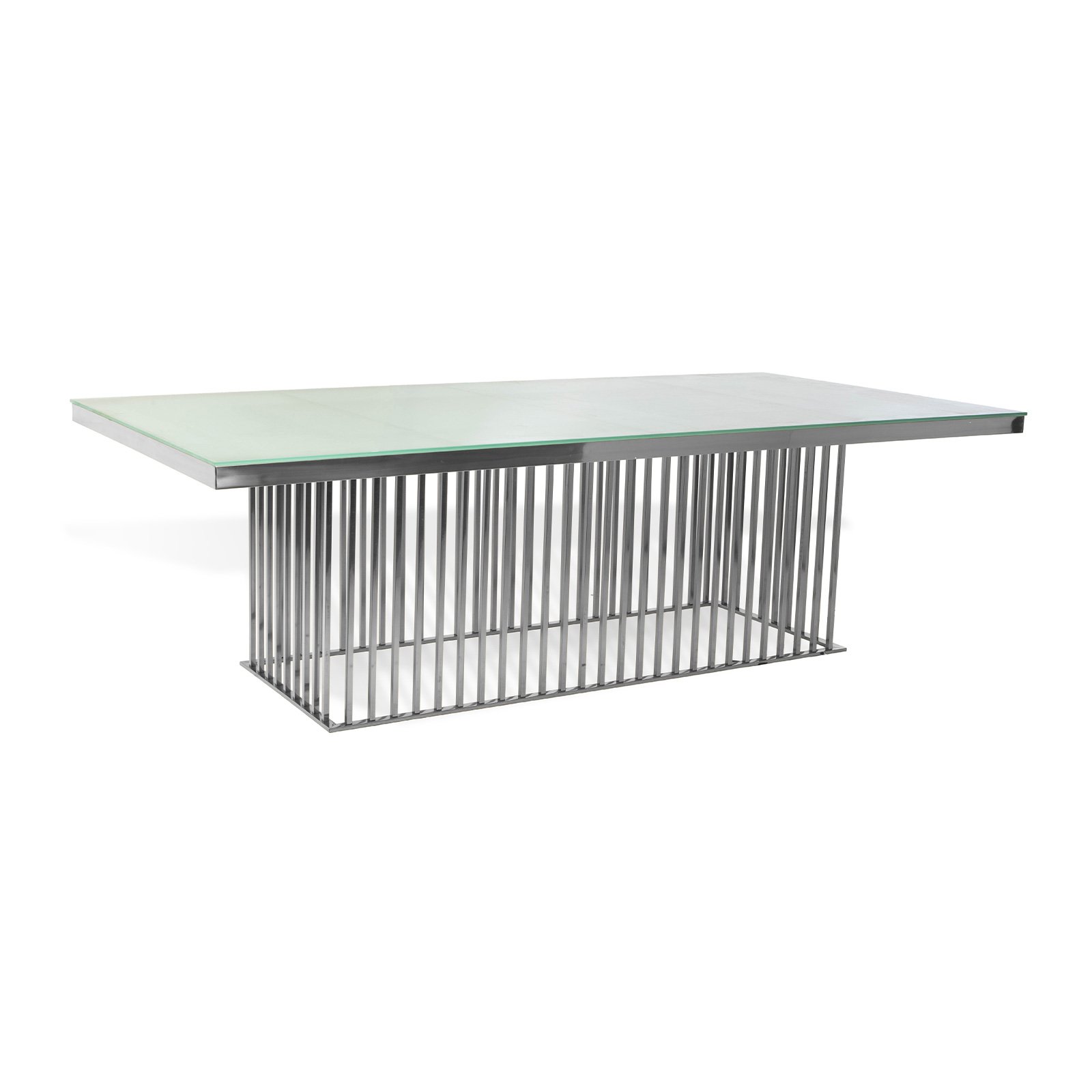 Modern Gold Stainless Steel Frame Mirror Glass Top Rectangle Table Wedding for Dining Outdoor Hotel Farmhouse Hotel Furniture