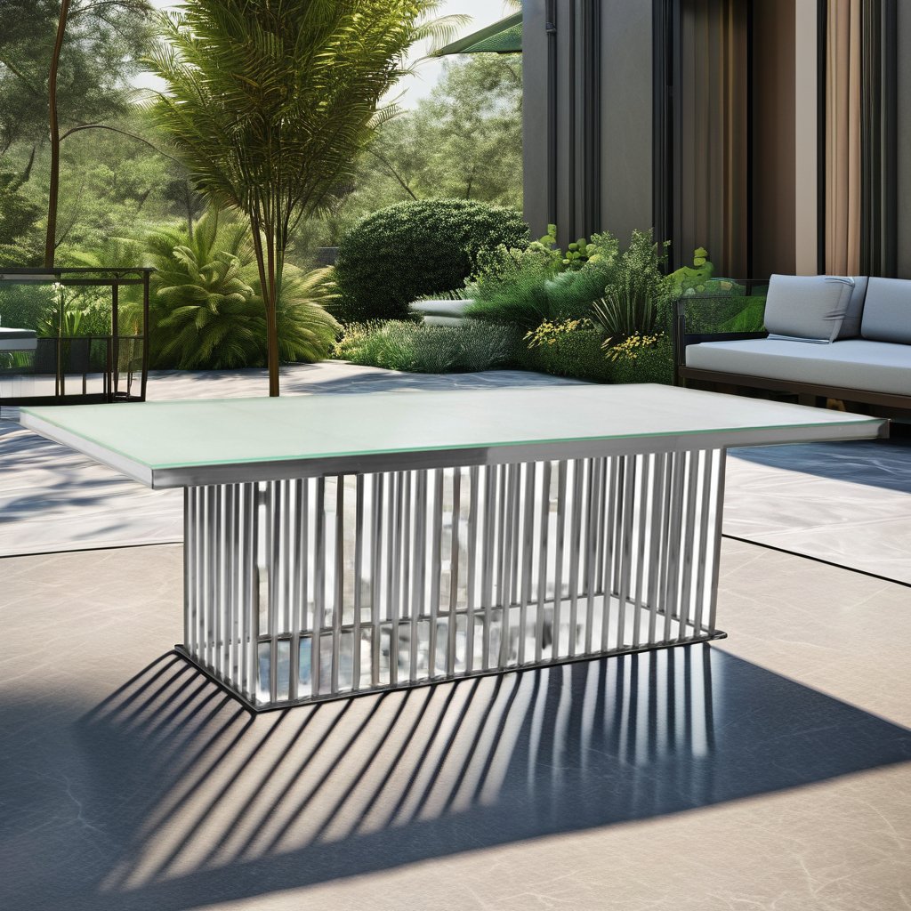 Modern Gold Stainless Steel Frame Mirror Glass Top Rectangle Table Wedding for Dining Outdoor Hotel Farmhouse Hotel Furniture