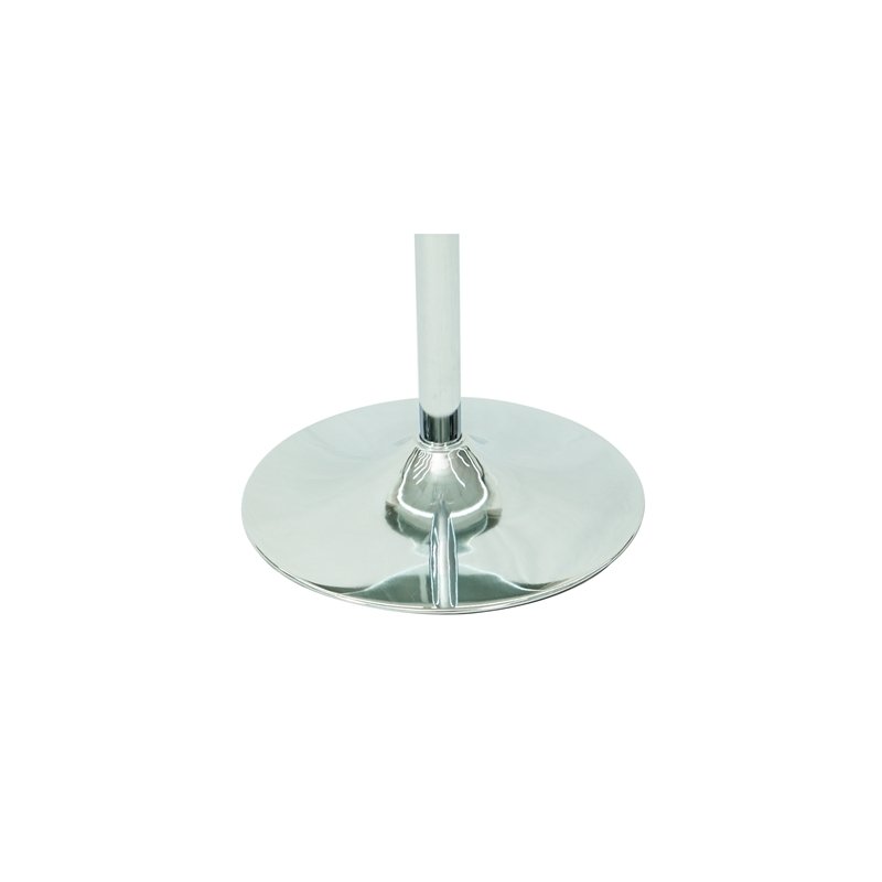 Home And Hotel Frniture chrome base Round Modern Glass Dining Table