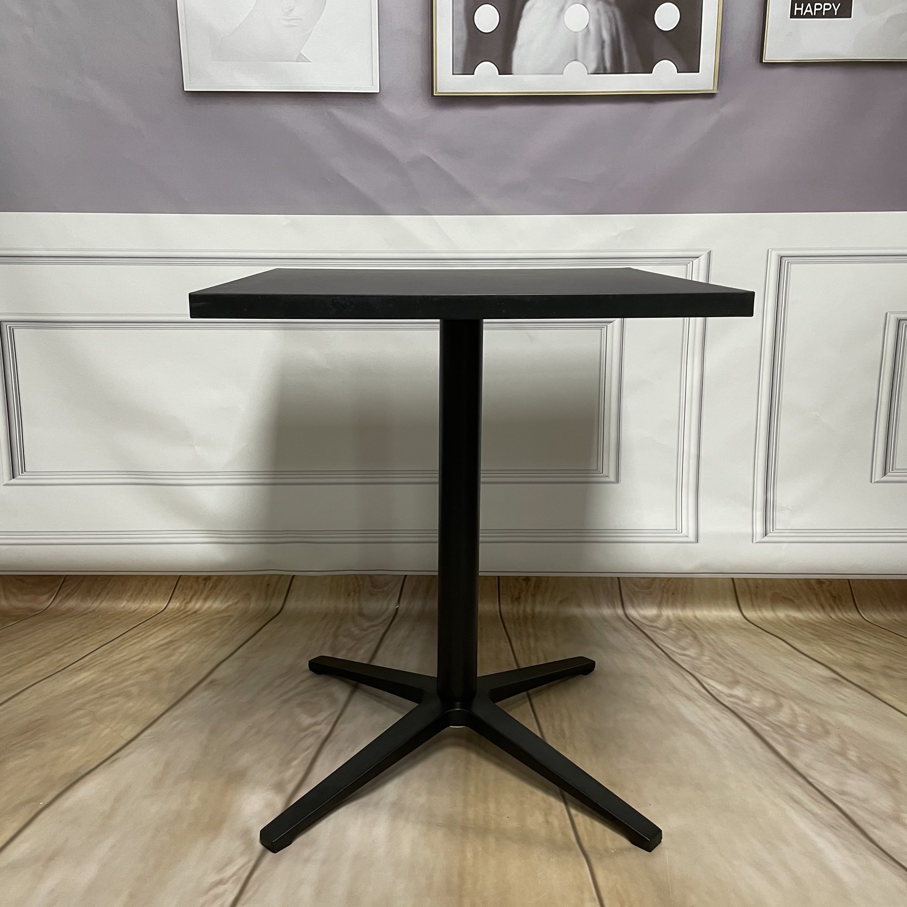 Table Legs Black Dining Table Aluminum Alloy Outdoor for Restaurant Home Furniture Metal Customized Stainless Steel Modern