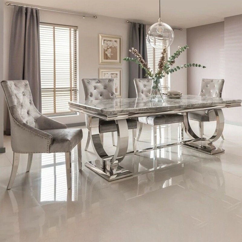 Luxury modern carrara white marble round dining table dining luxury art interiors tables collection