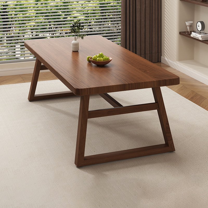 Furniture Wood Top Vintage Wooden Dining Restaurant Kitchen Table and Chair Set