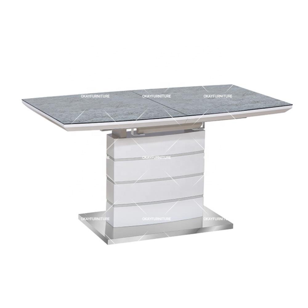 modern MDF extendable dining table