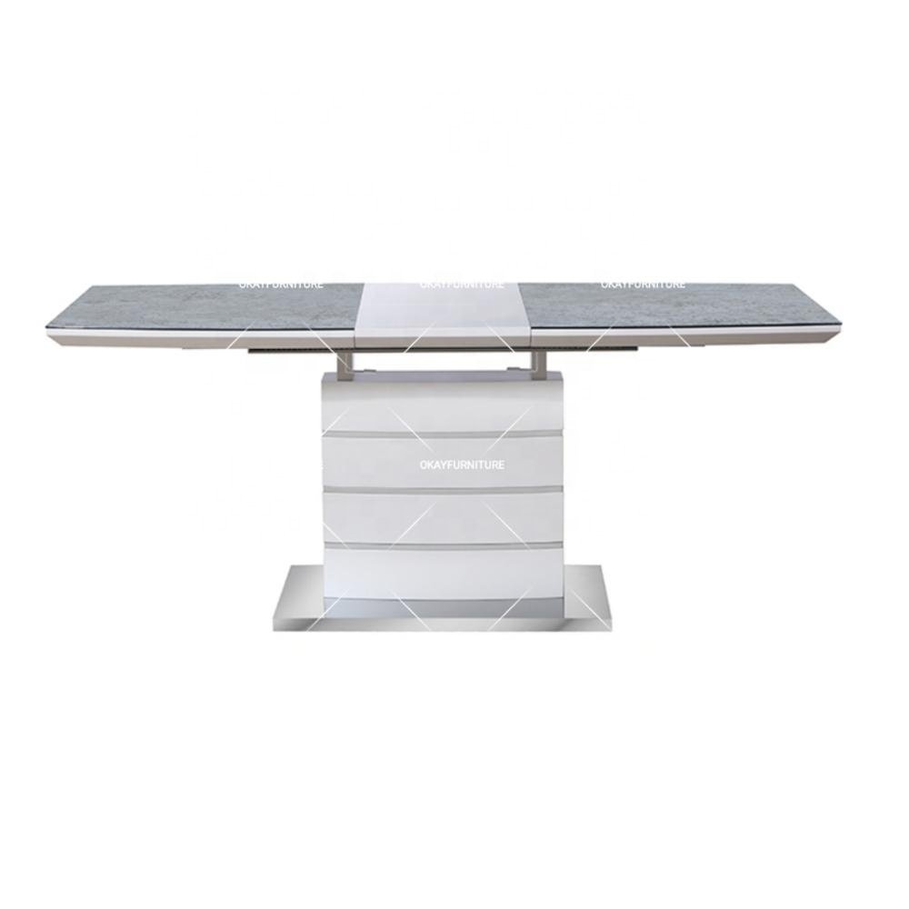 modern MDF extendable dining table