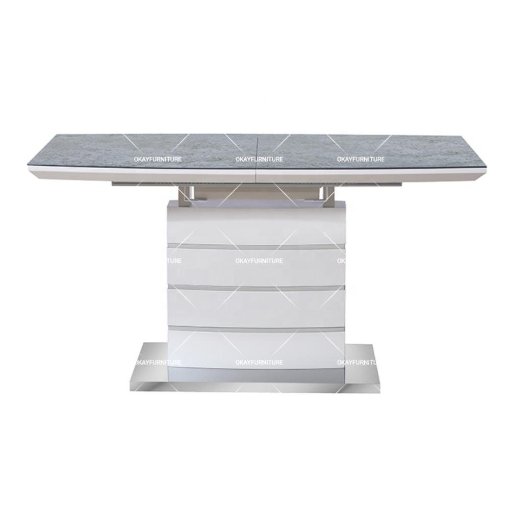 modern MDF extendable dining table