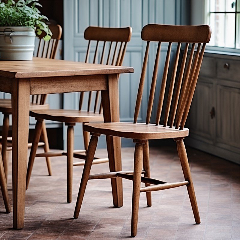 Mid-Century Modern for American Country Home Decor - Retro Round Wood Table