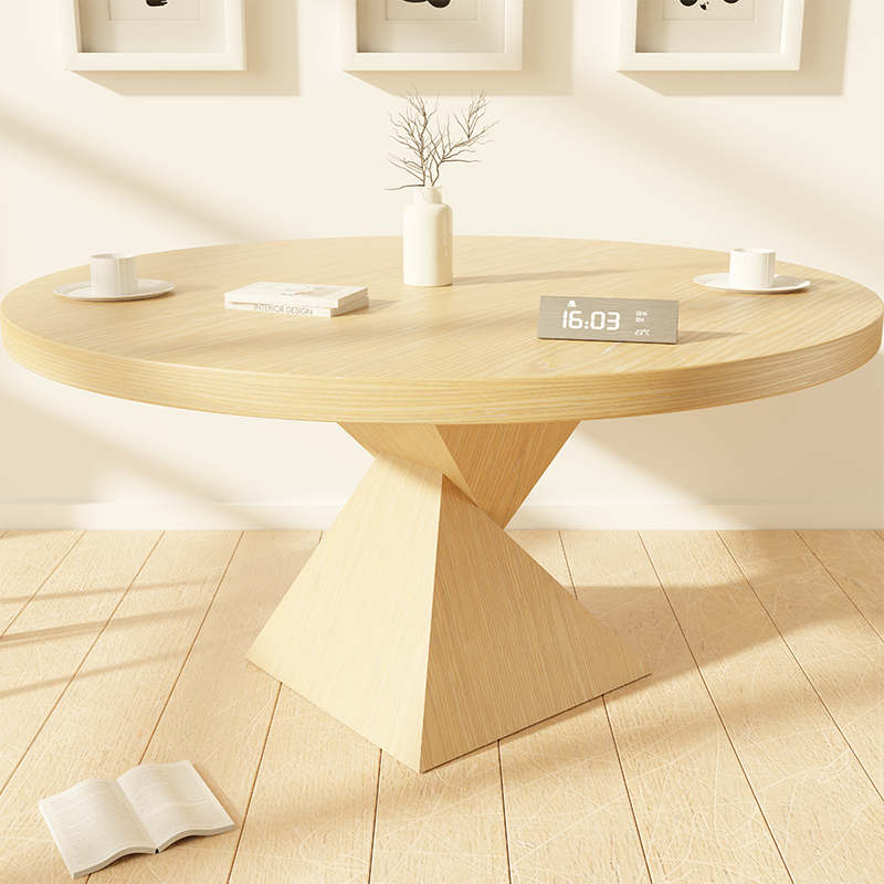 Mrs Woods Unique Design Modern Luxury Furniture Full Oak Material High Quality Dining Table Round