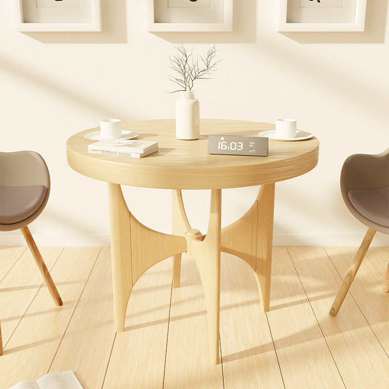 Mrs Woods Unique Design Modern Luxury Furniture Full Oak Material High Quality Dining Table Round