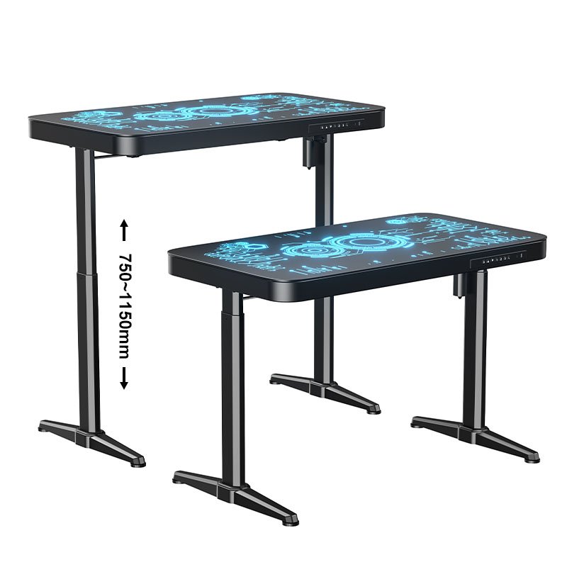 High-end design desk monitor lift height adjustable desk table stand lift for Office and Home