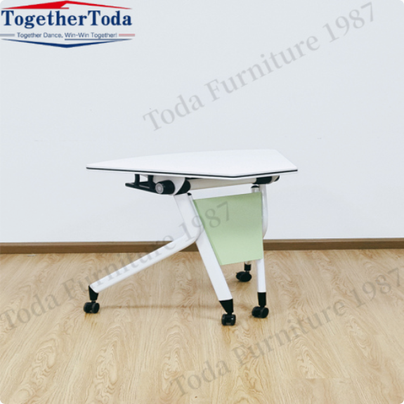 Adjustable Folding Training Table Modern Conference Desk Revolving Meeting Table with Good quality