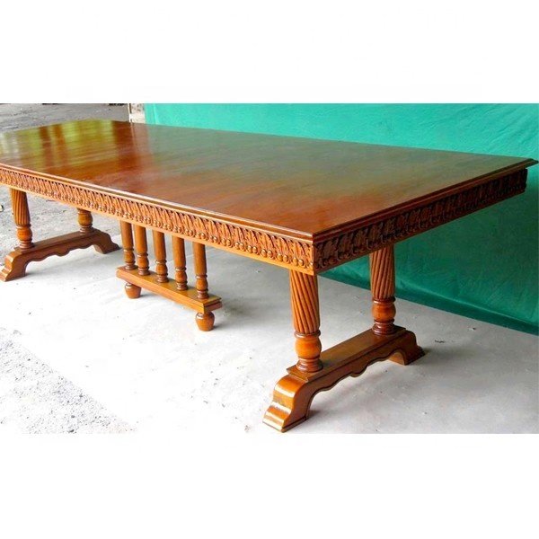 Antique Reproduction Seven Legs Dining Table
