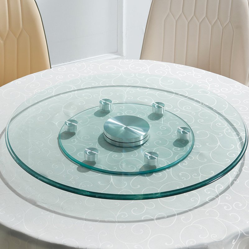 Dining table glass turntable round table tempered glass rotary rotary table