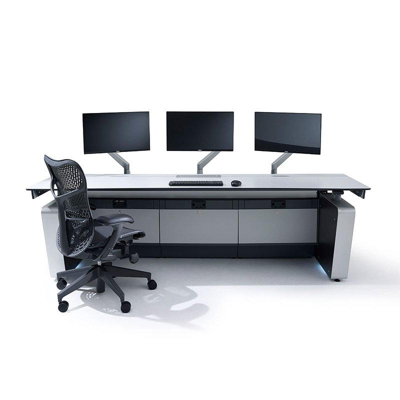 Wholesale Price Desktop Monitoring Console Command Center Desk Conference Room Furniture Workers Table