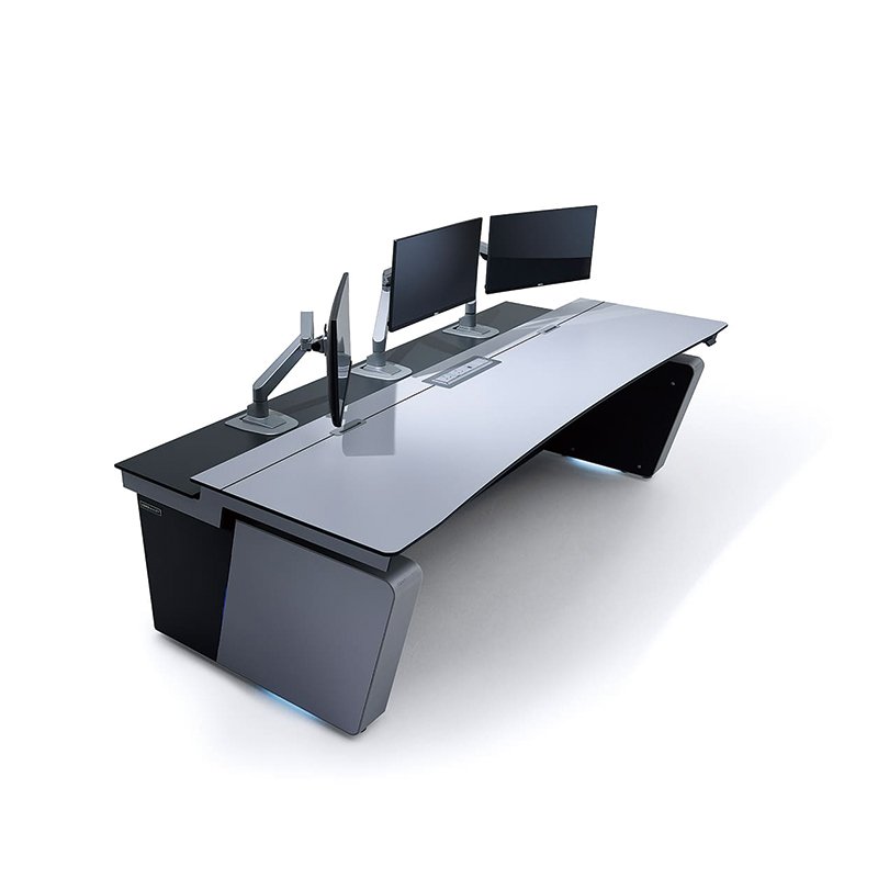 Wholesale Price Desktop Monitoring Console Command Center Desk Conference Room Furniture Workers Table