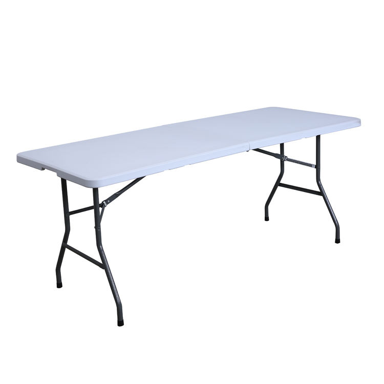 Portable Outdoor Garden 6ft 180cm 72inch Factory Portable Picnic Outdoor Plastic White Folding Table perfect