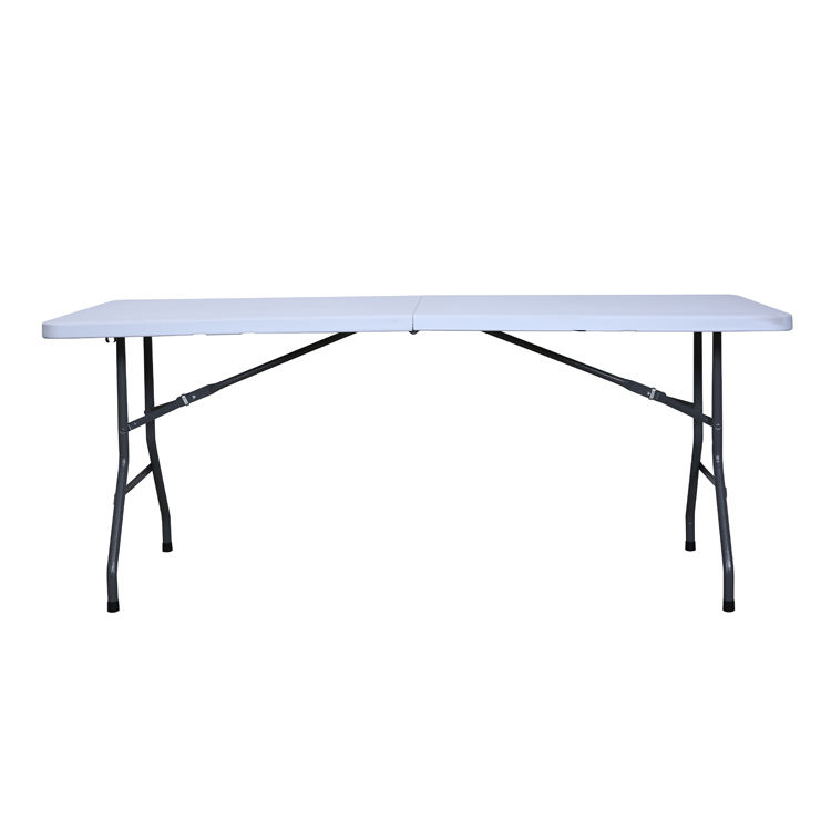 Portable Outdoor Garden 6ft 180cm 72inch Factory Portable Picnic Outdoor Plastic White Folding Table perfect