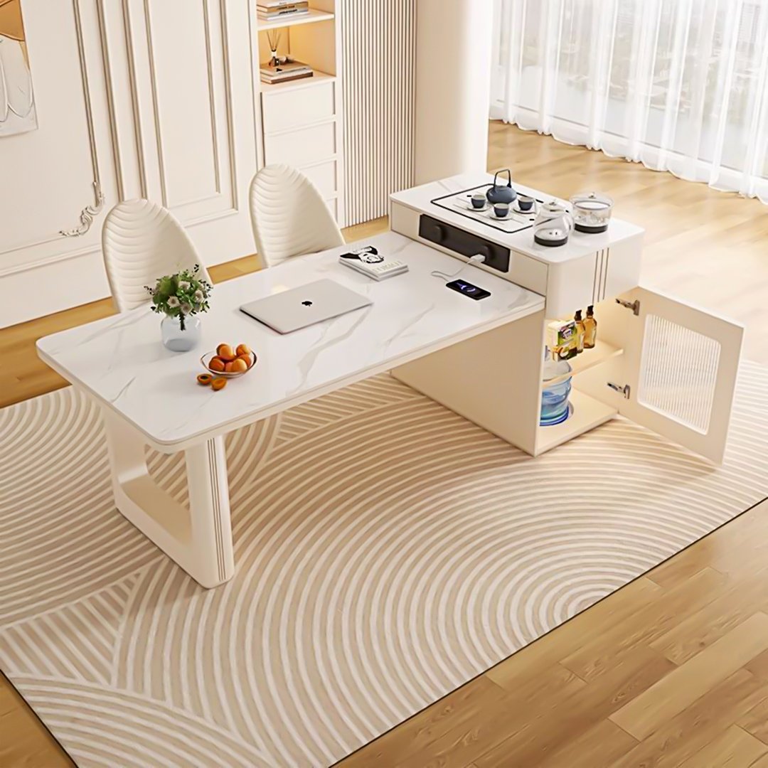 2024 Modern China Furniture KItchen Island Table With Storage Factory Furniture Marble Kitchen Table Island With Table