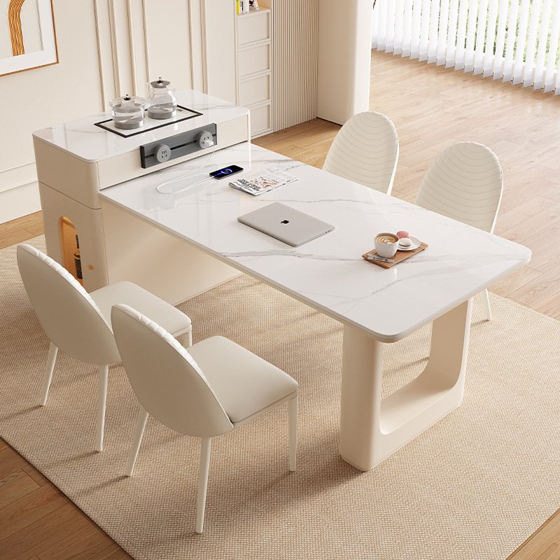 2024 Modern China Furniture KItchen Island Table With Storage Factory Furniture Marble Kitchen Table Island With Table