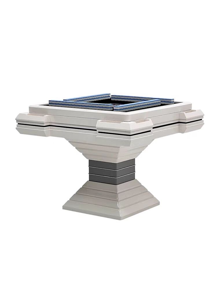 Italian Style Luxury Fully Automatic Electric Mahjong Machine Home Designer Hourglass Mahjong Table High-End Furniture