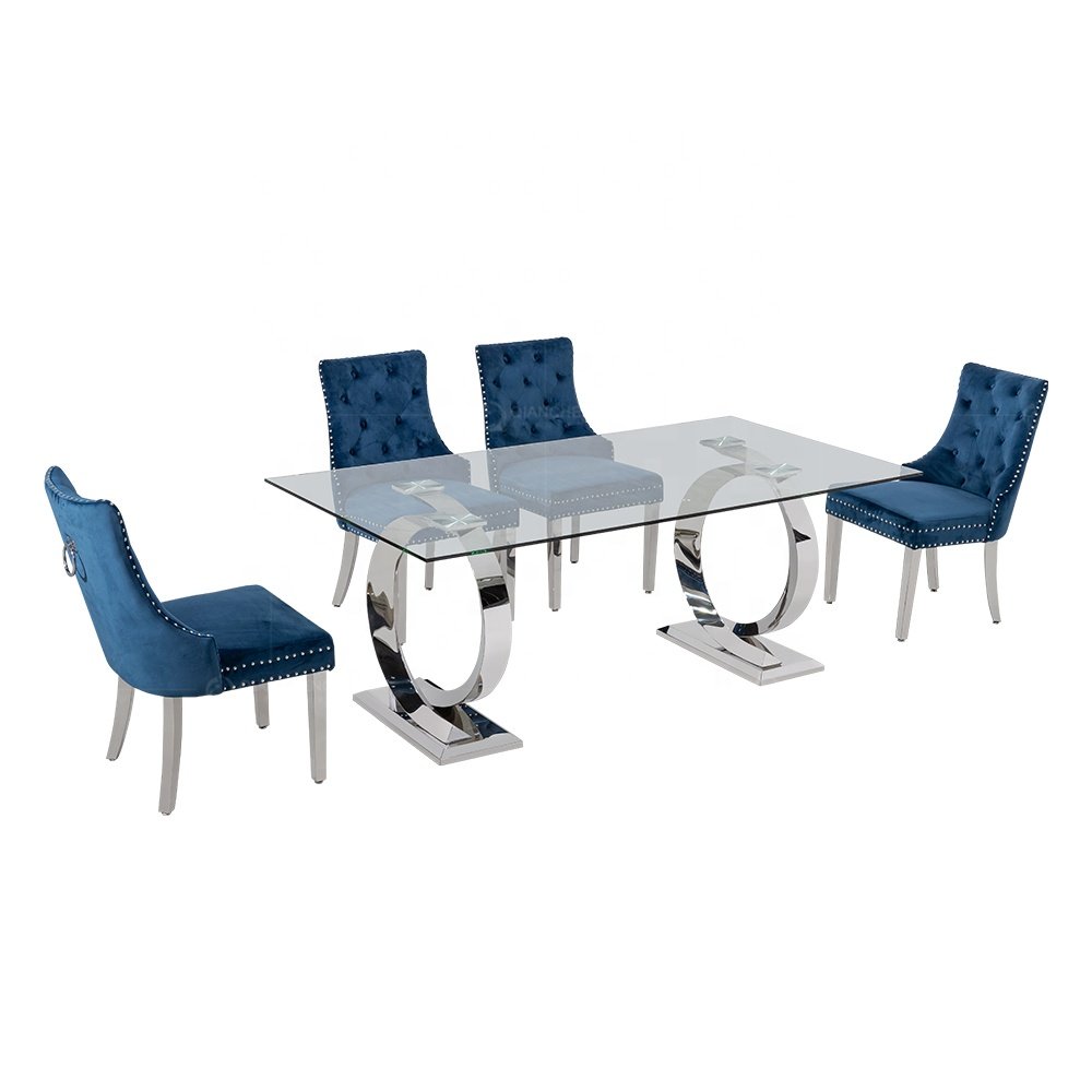comedores modern french dinning set modern dining table sets 6 chair dining rectangle table with marble top dinning table chrome